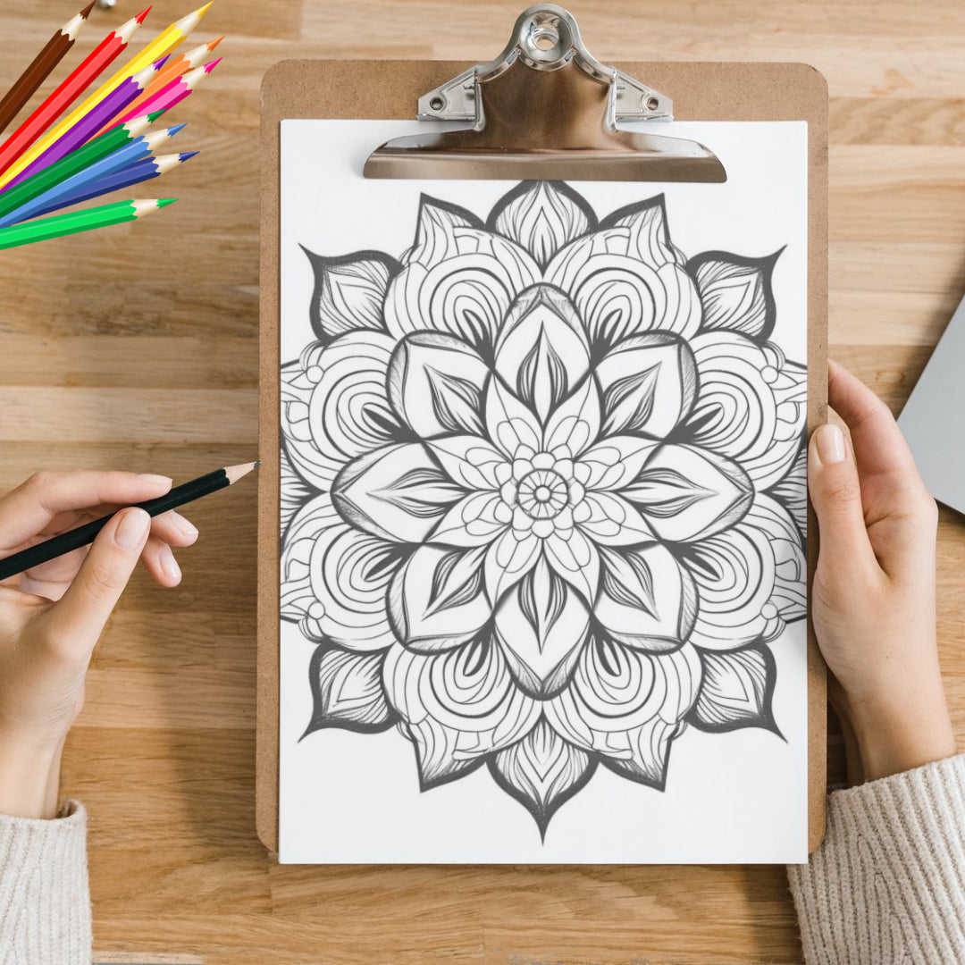 Mandela Coloring Page - Classic 52 - creazives