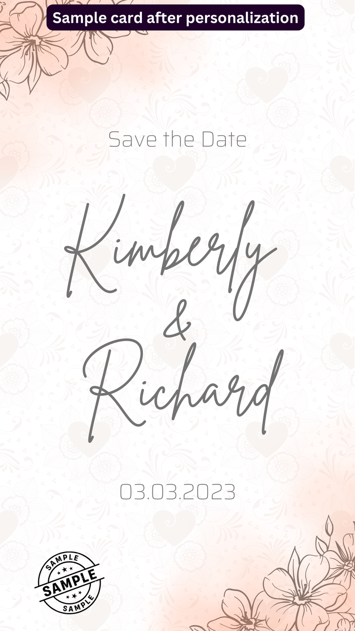 Save The Date Post - Image Personalized - creazives