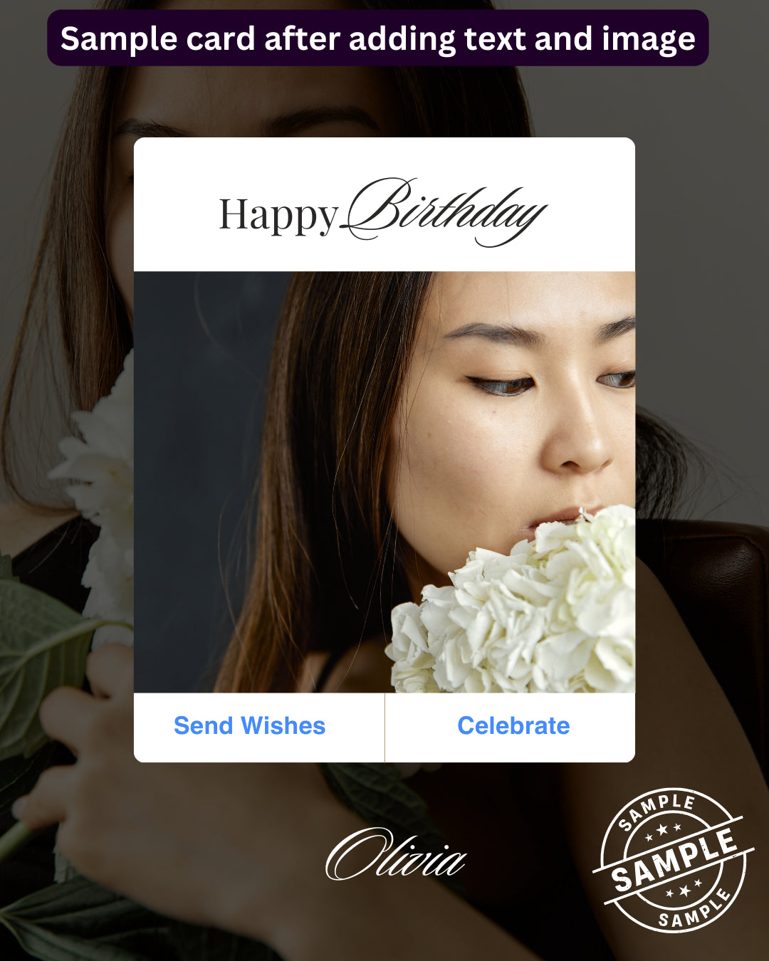 Digital - Happy Birthday Post - Image Personalized