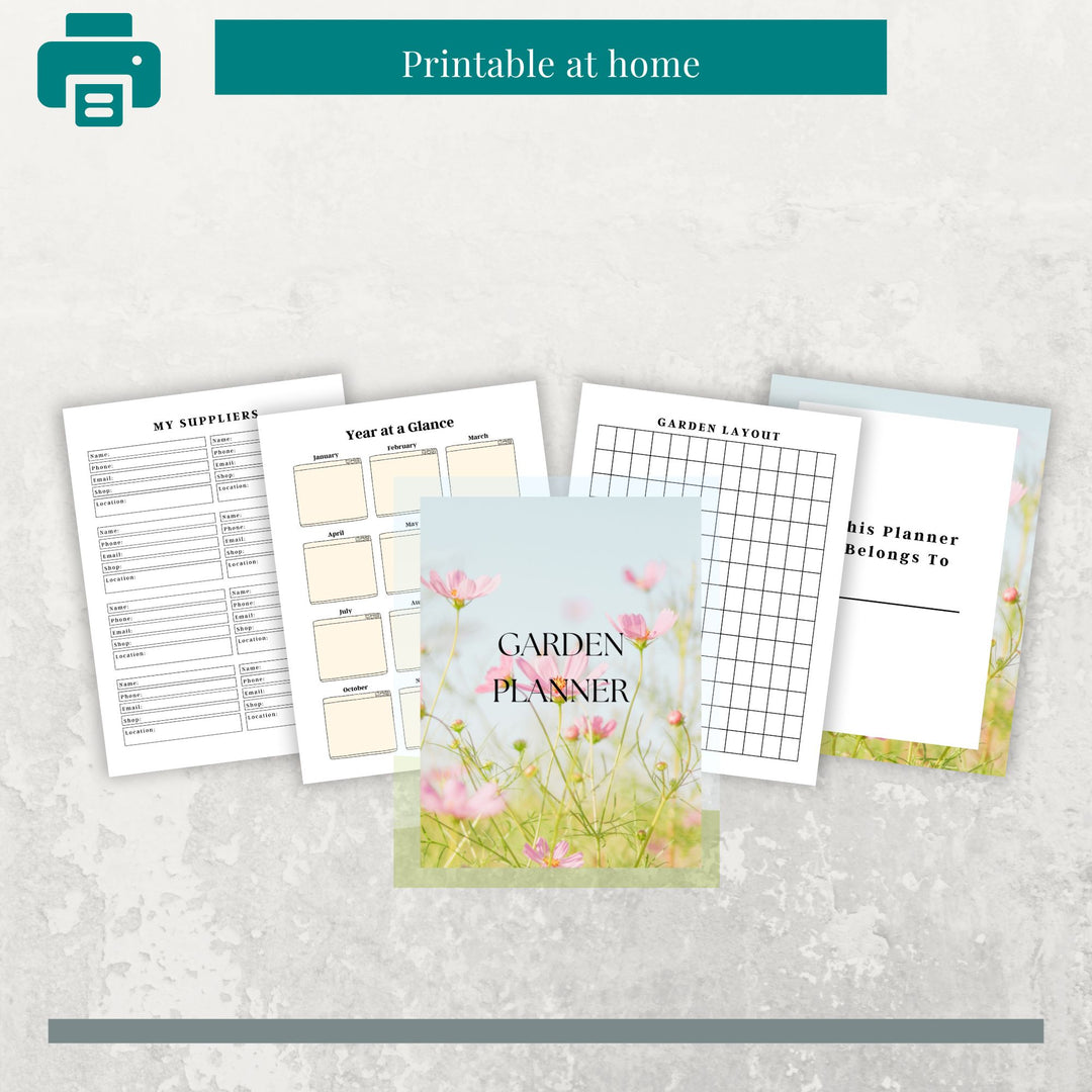 Monthly Garden Planner - creazives