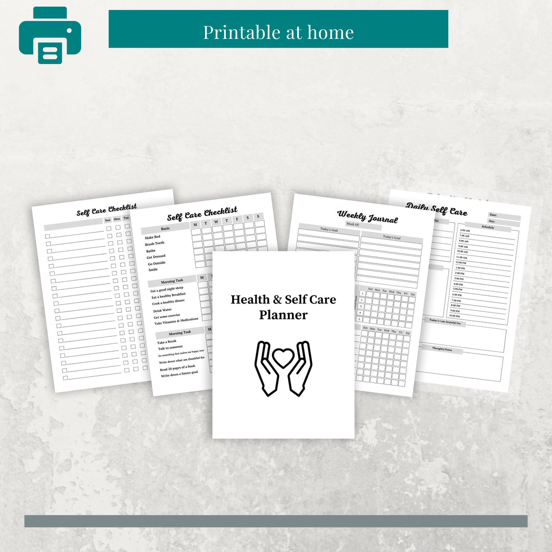 Health & Self Care Planner - creazives