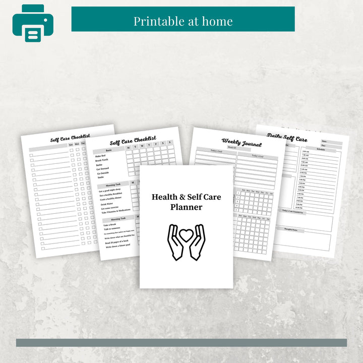 Health & Self Care Planner - creazives
