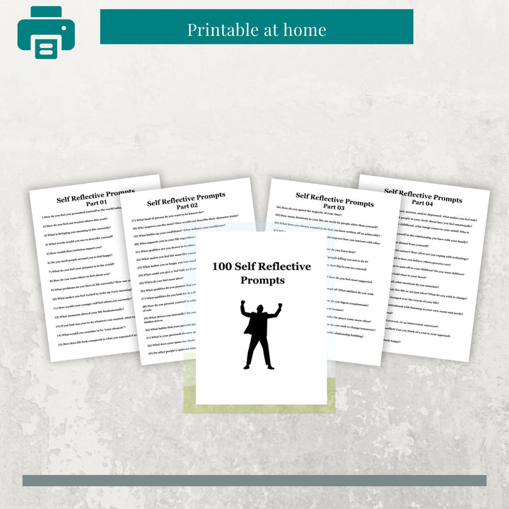 100 Self Reflective Prompts - creazives