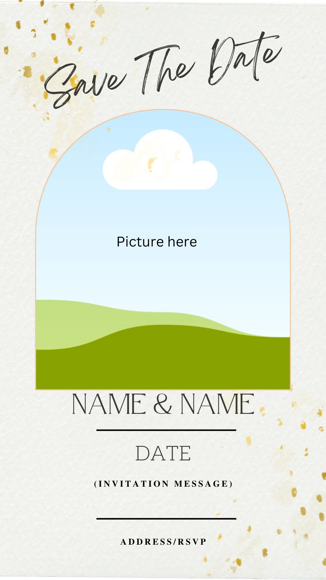 Save The Date Post - Image Personalized - creazives