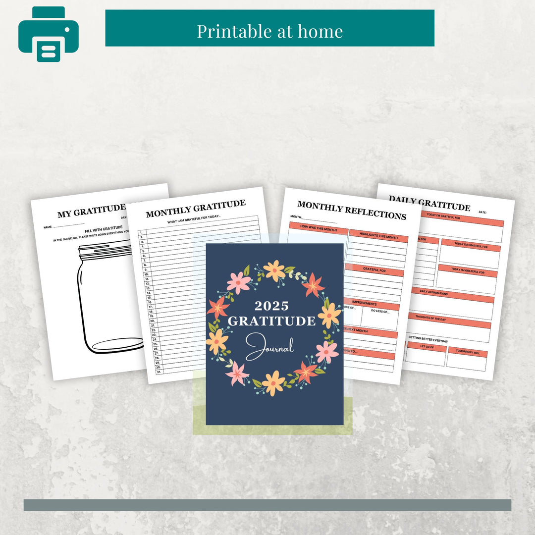 2025 GRATITUDE JOURNAL - creazives