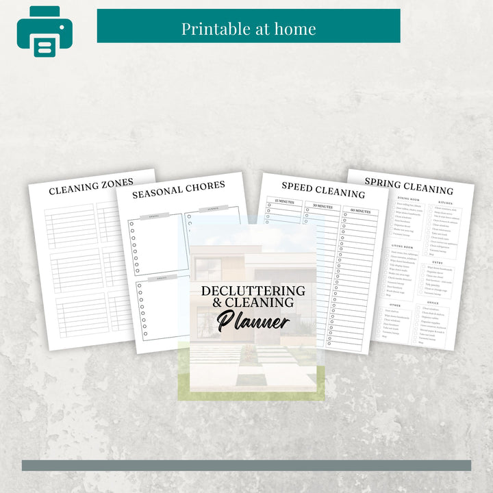 Decluttering and Cleaning Planner - creazives