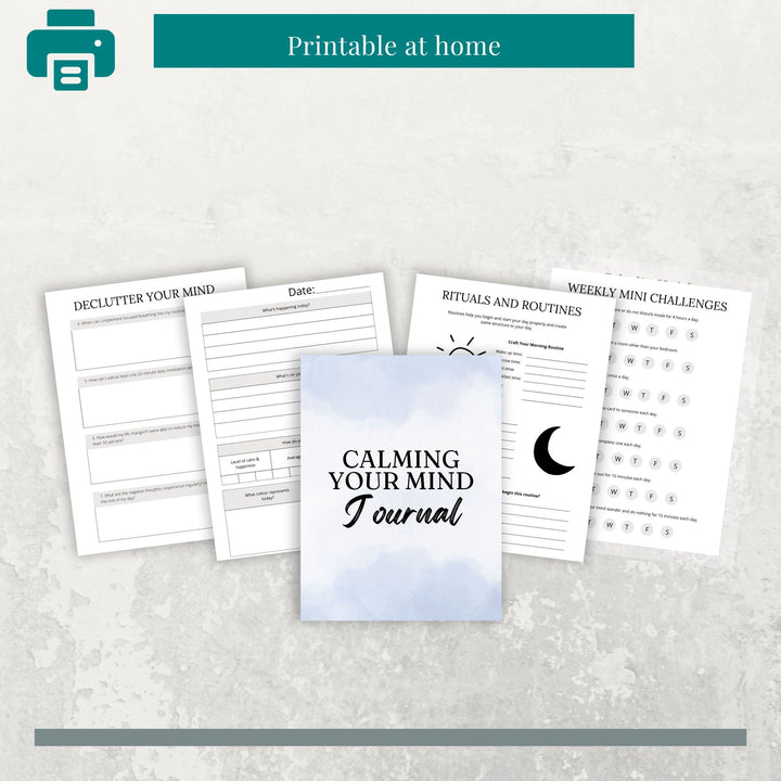 Calming Your Mind Journal - creazives