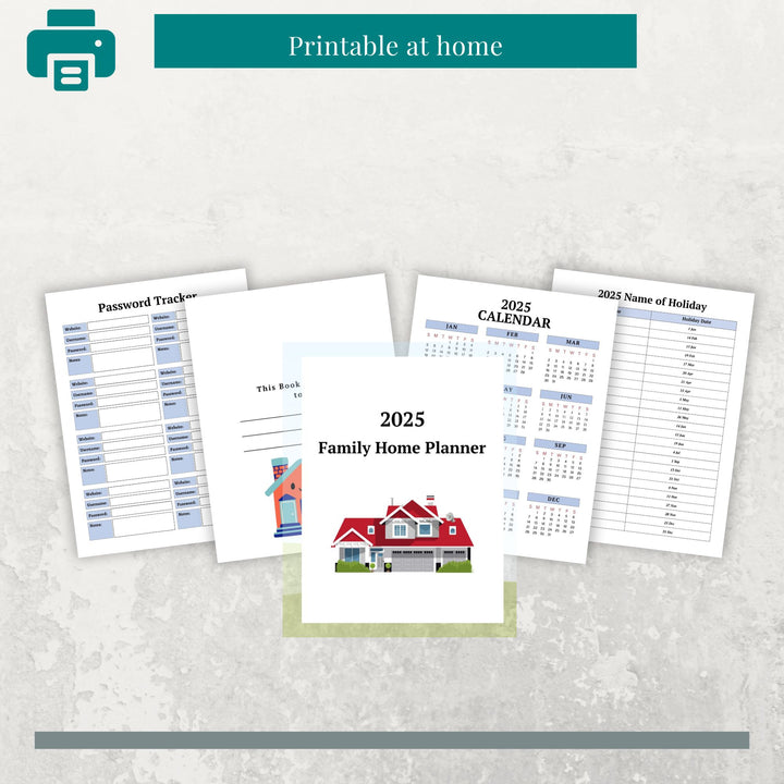 2025 FAMILY HOME PLANNER - creazives