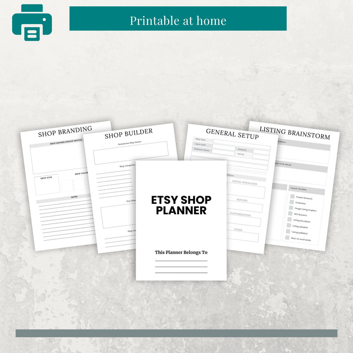 Etsy Shop Planner - creazives