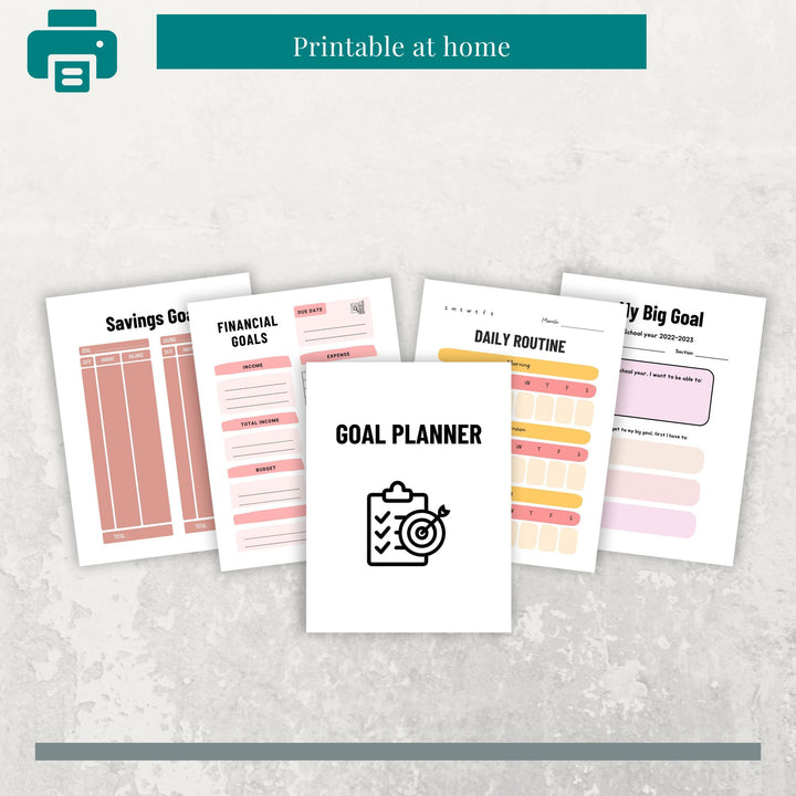 Goal Planner Colorful - creazives