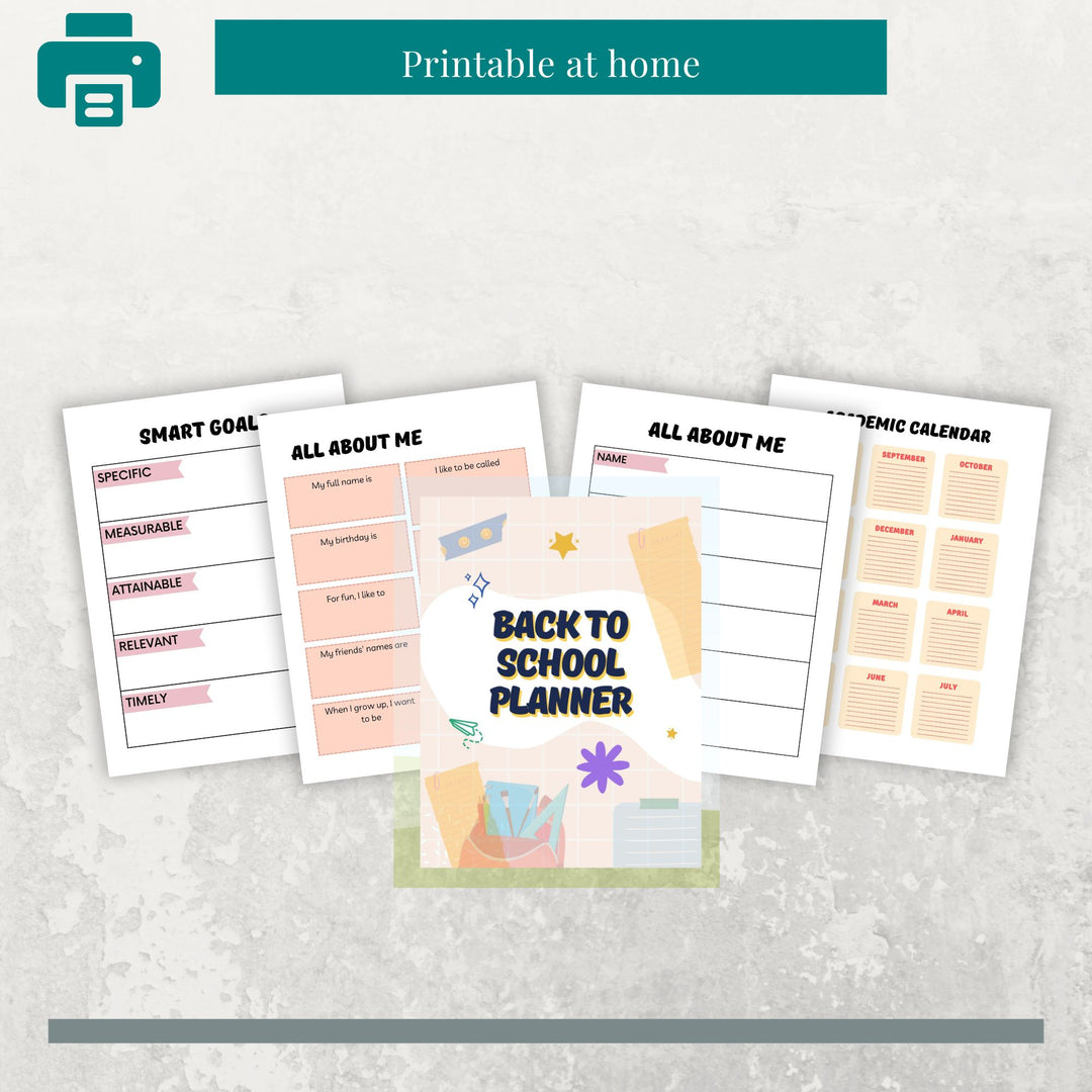 Back To School Planner