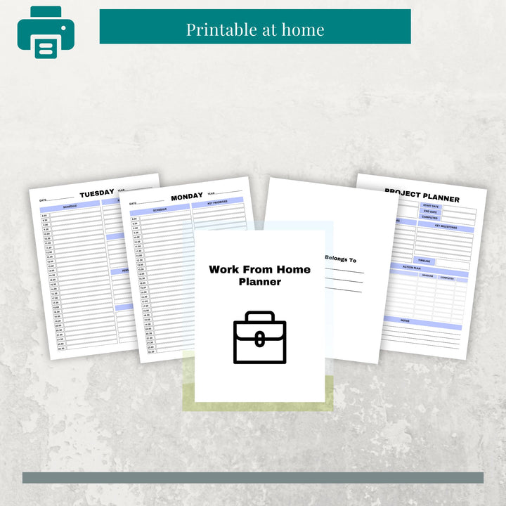 Work From Home Planner