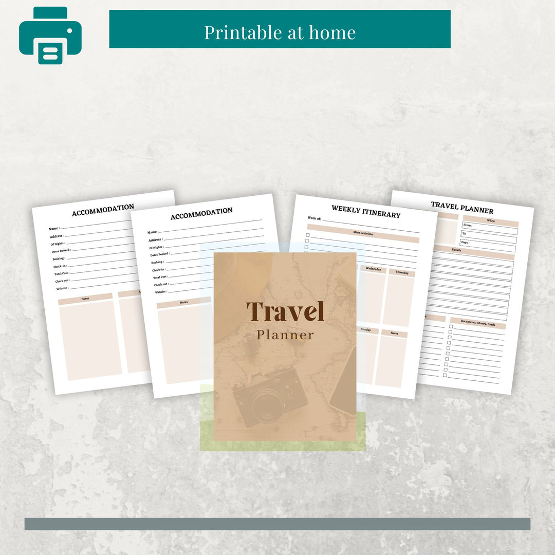 Editable Travel Planner
