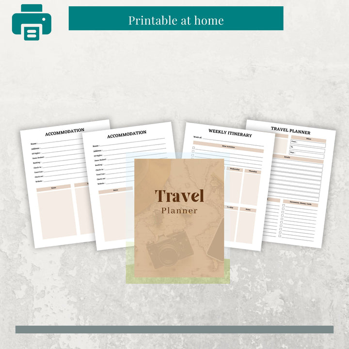 Editable Travel Planner