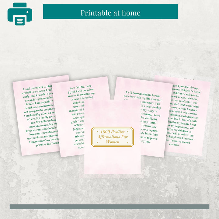 1000 Positive Affirmations For Women - creazives