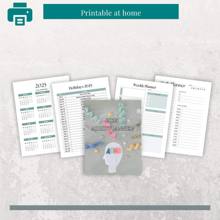 2025 ADHD PLANNER - creazives