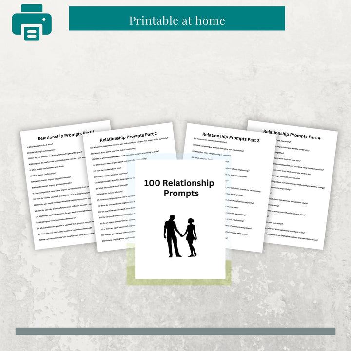 100 Relationship Prompts - creazives