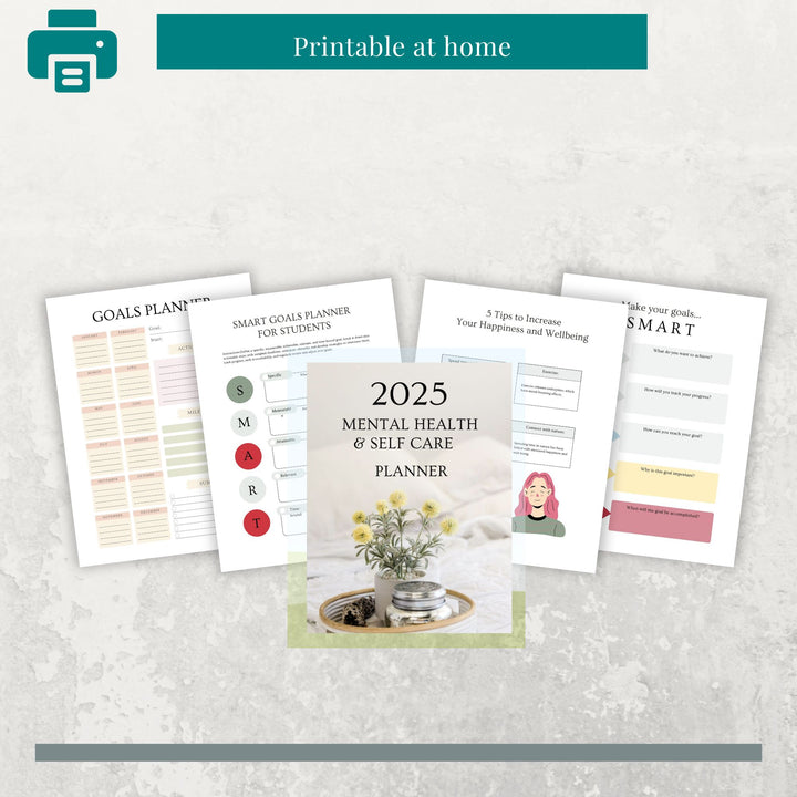 2025 MENTAL HEALTH & SELF CARE PLANNER - creazives