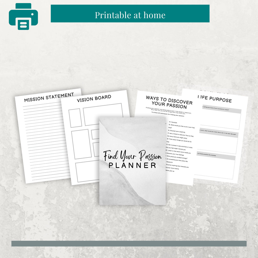 Find your Passion Planner - creazives