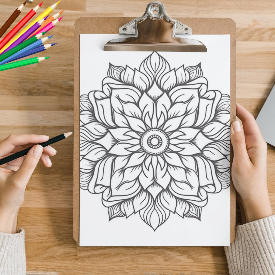 Mandela Coloring Page - Classic 60 - creazives