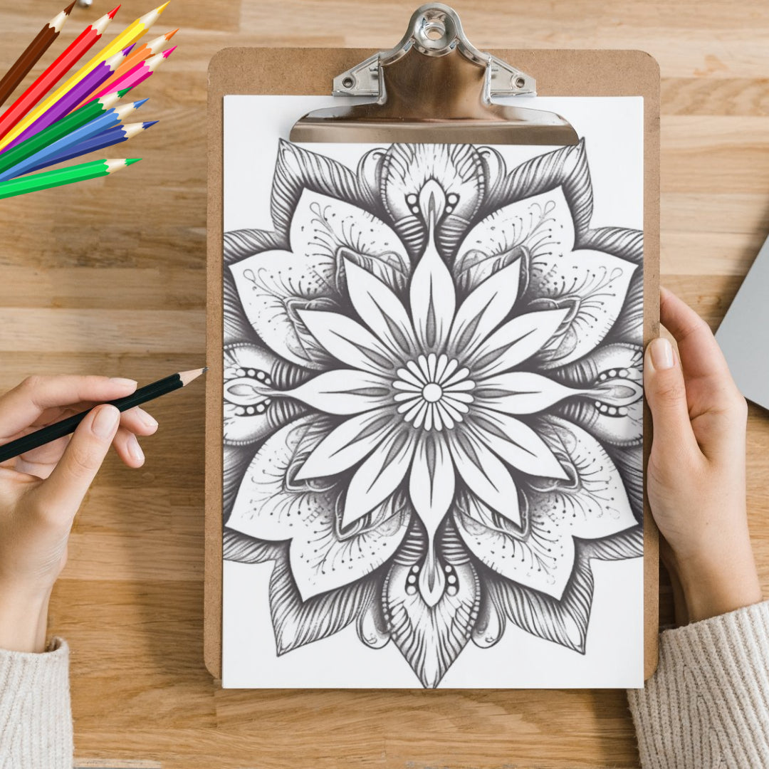 Mandela Coloring Page - Classic 62 - creazives