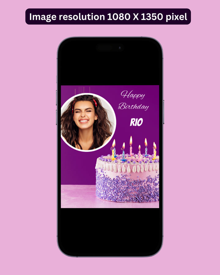 Happy Birthday Post - Image Personalized - creazives