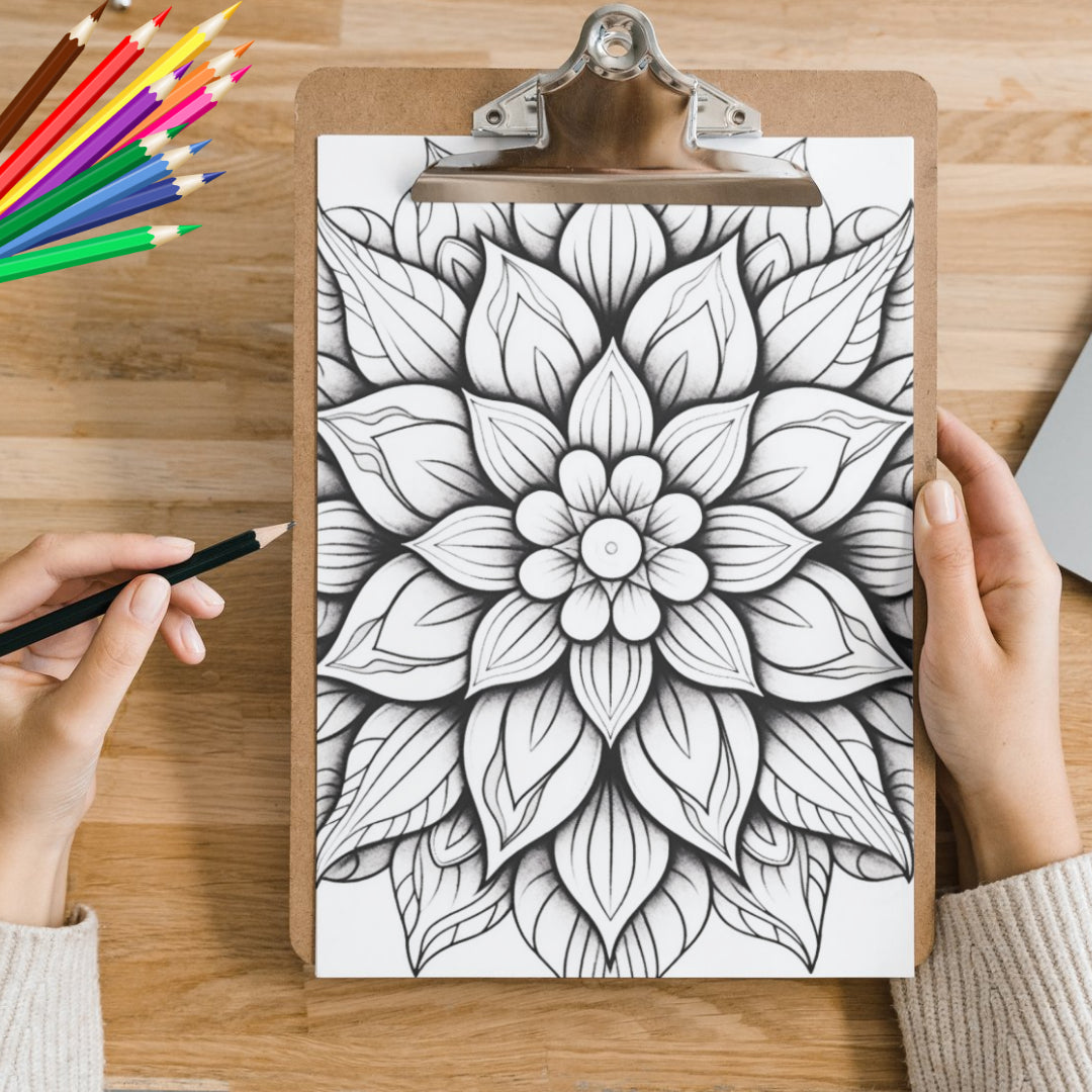 Mandela Coloring Page - Classic 64 - creazives