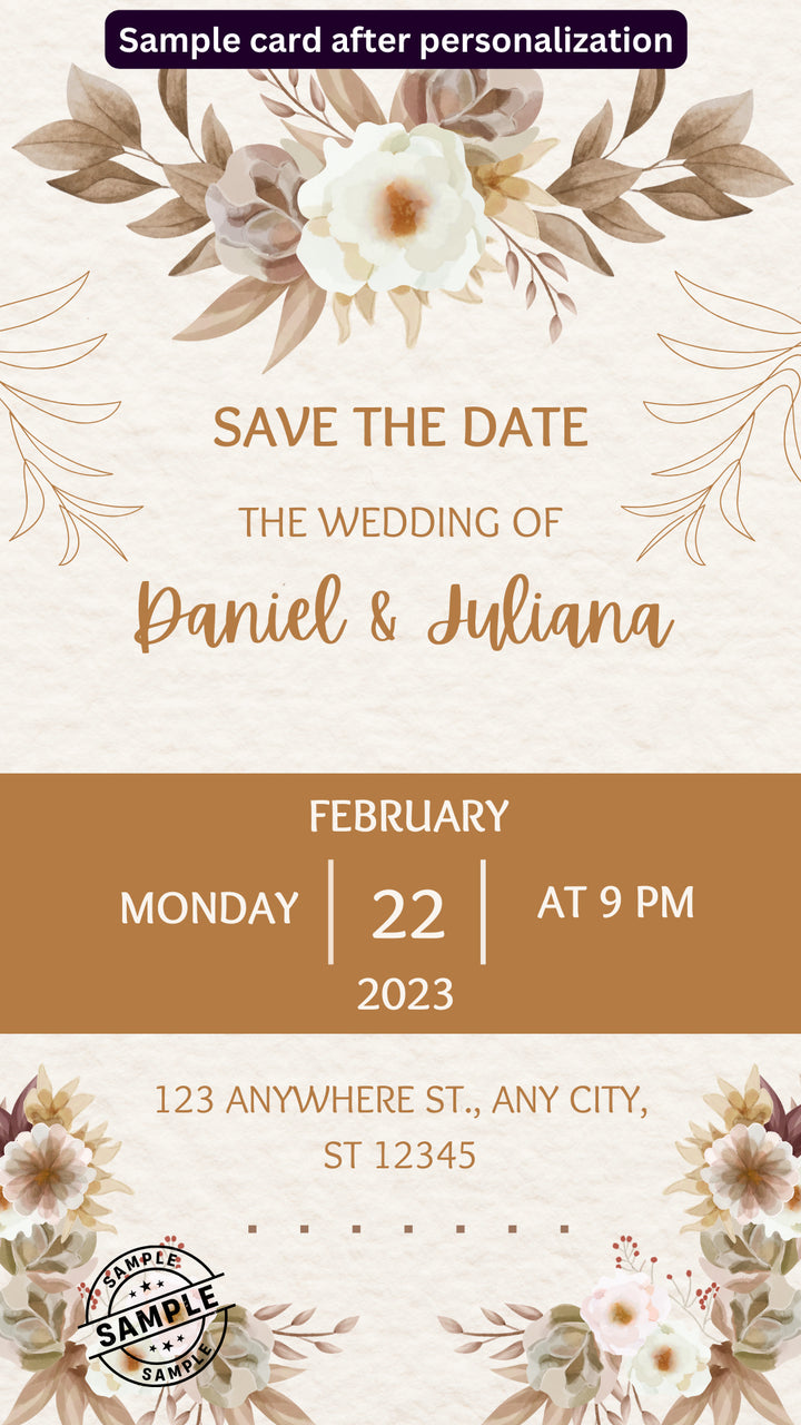 Save The Date Post - Image Personalized - creazives