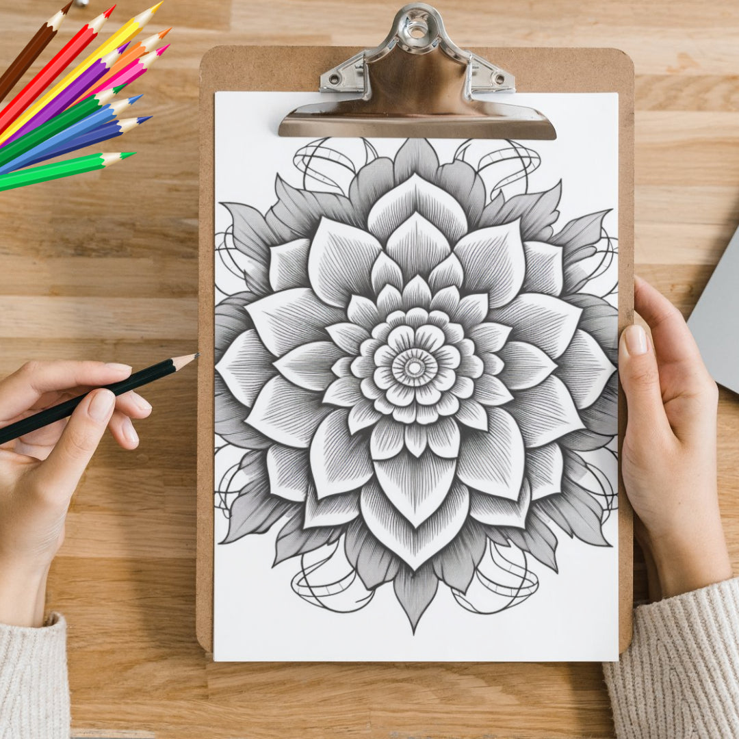 Mandela Coloring Page - Classic 69 - creazives