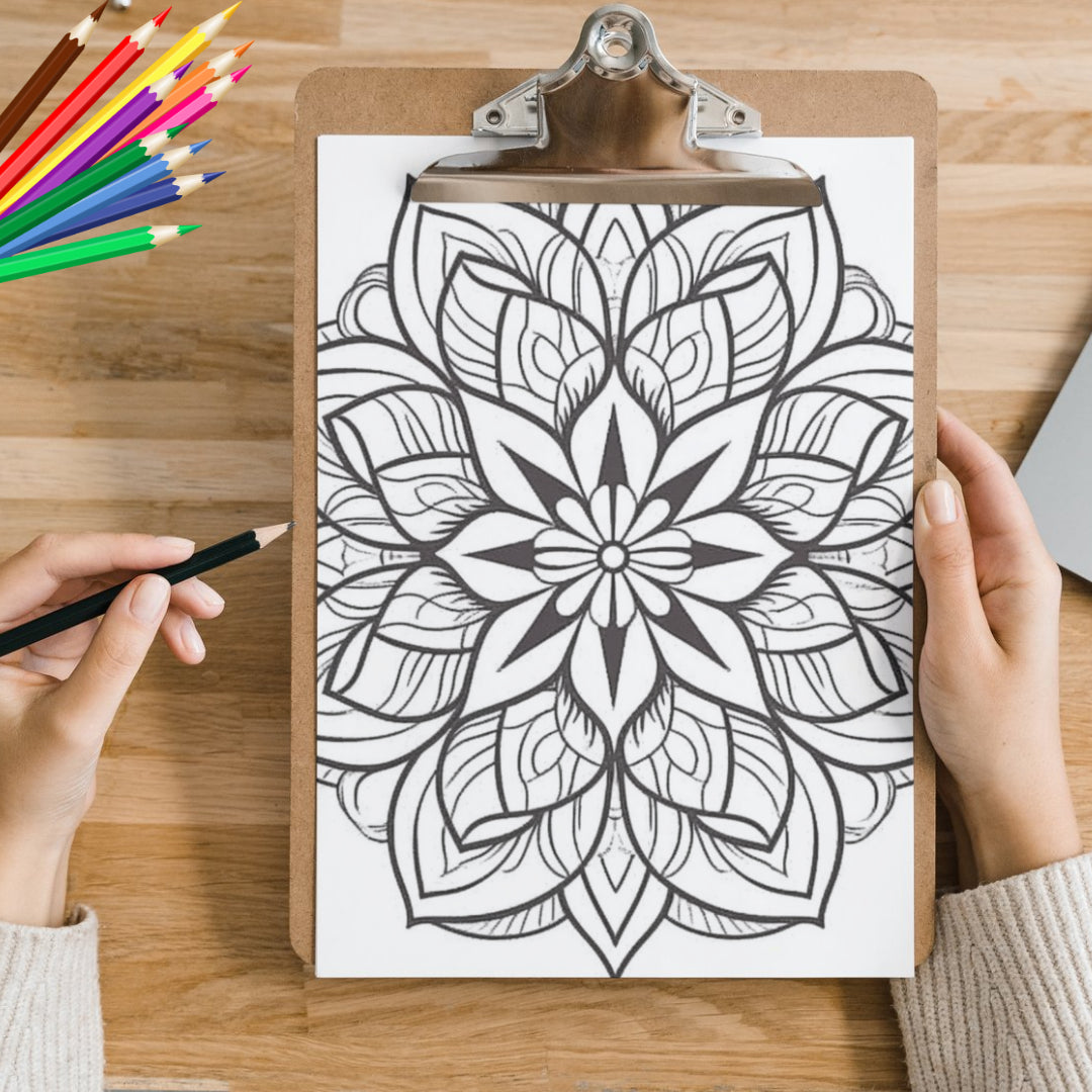 Mandela Coloring Page - Classic 6 - creazives