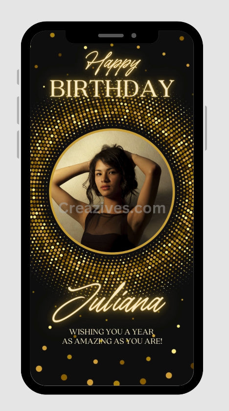 Digital - Happy Birthday Post - Video Personalized Digital Card
