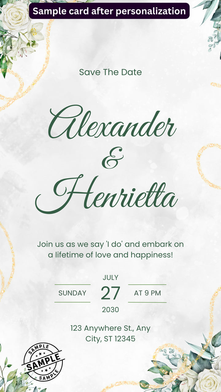 Save The Date Post - Image Personalized - creazives