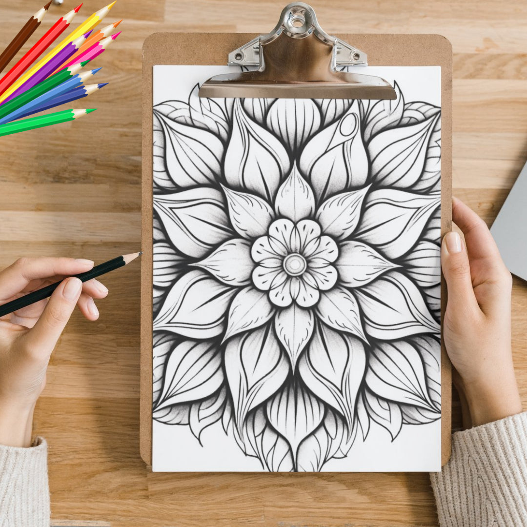 Mandela Coloring Page - Classic 70 - creazives