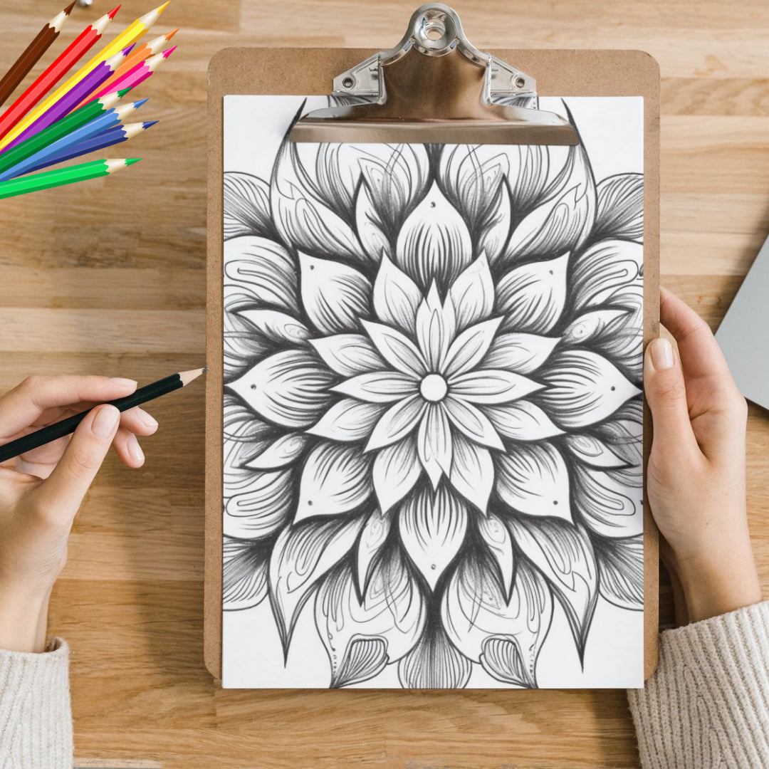 Mandela Coloring Page - Classic 71 - creazives