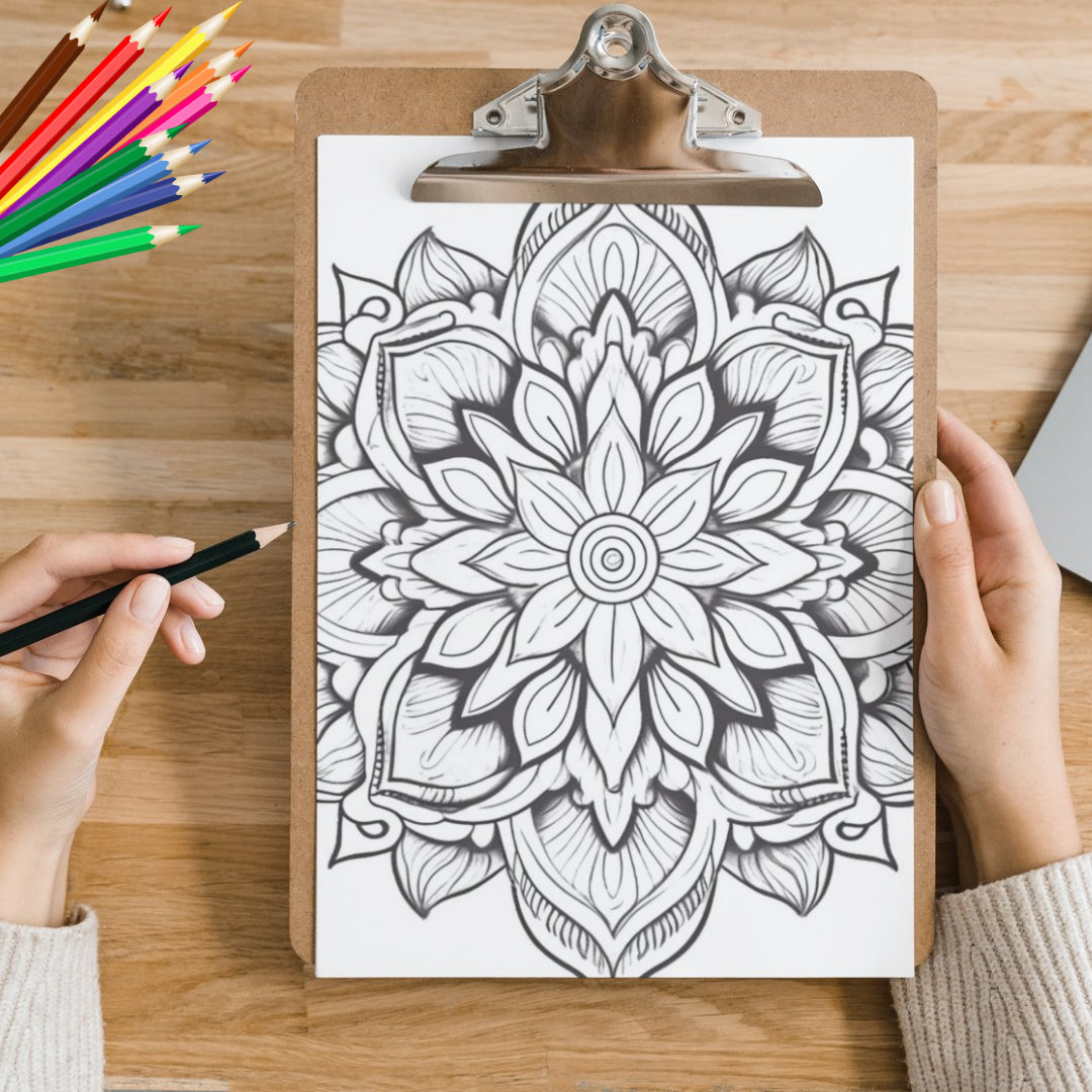 Mandela Coloring Page - Classic 72 - creazives