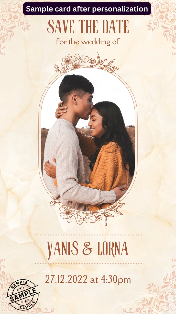 Save The Date Post - Image Personalized - creazives