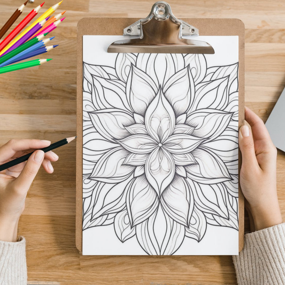 Mandela Coloring Page - Classic 74 - creazives