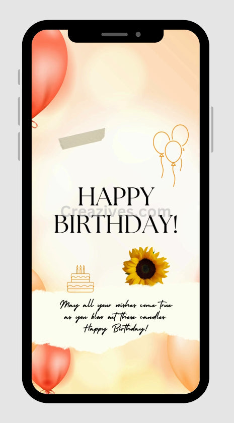 Happy Birthday Post - Video - creazives