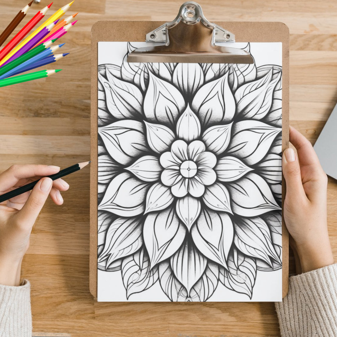 Mandela Coloring Page - Classic 81 - creazives