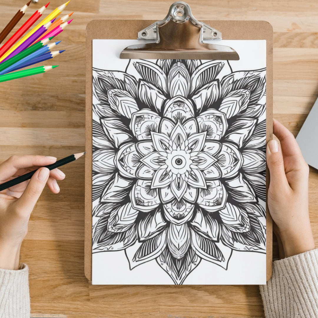 Mandela Coloring Page - Classic 82 - creazives