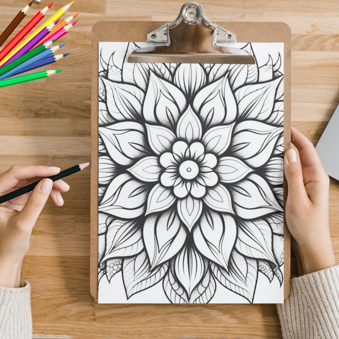 Mandela Coloring Page - Classic 89 - creazives