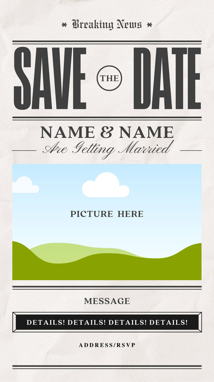 Save The Date Post - Image Personalized - creazives