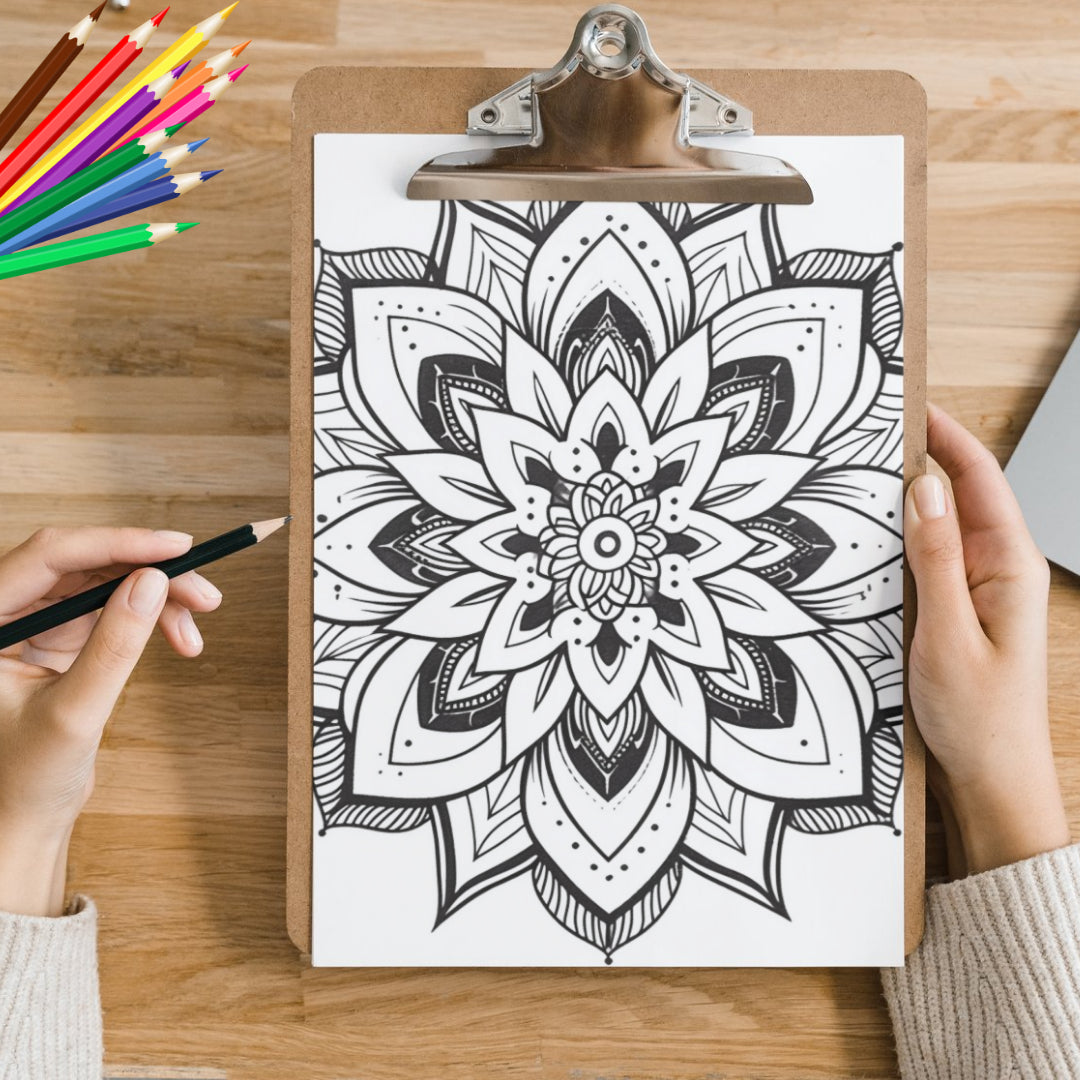 Mandela Coloring Page - Classic 90 - creazives