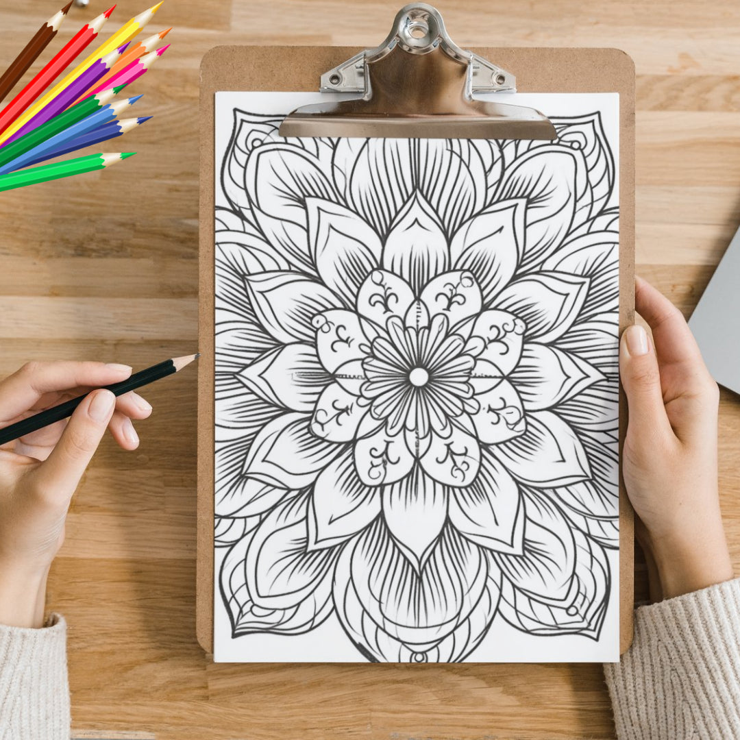Mandela Coloring Page - Classic 92 - creazives