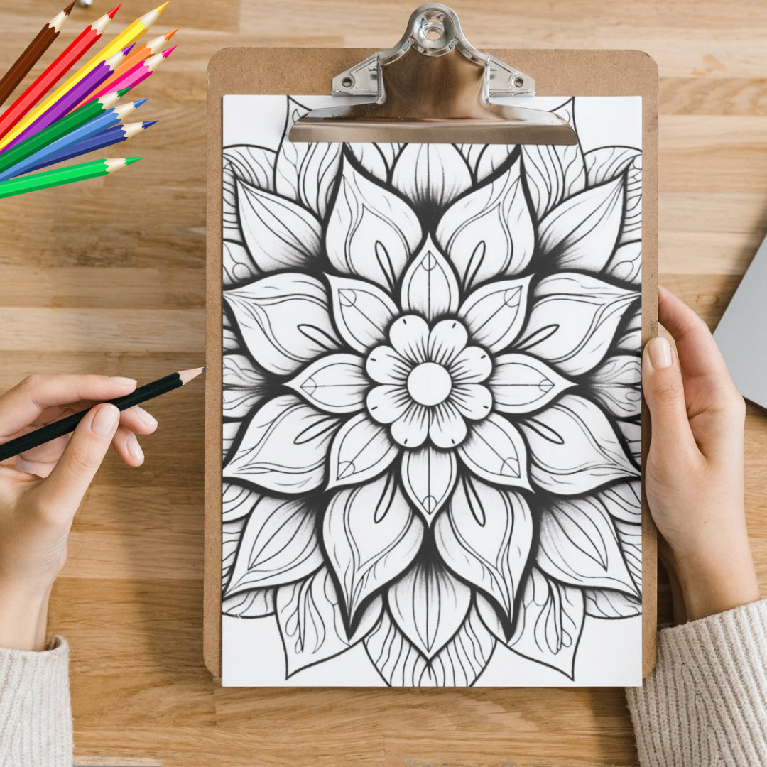 Mandela Coloring Page - Classic 94 - creazives