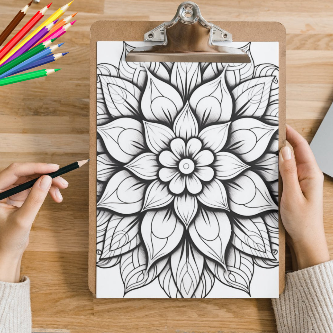 Mandela Coloring Page - Classic 95 - creazives