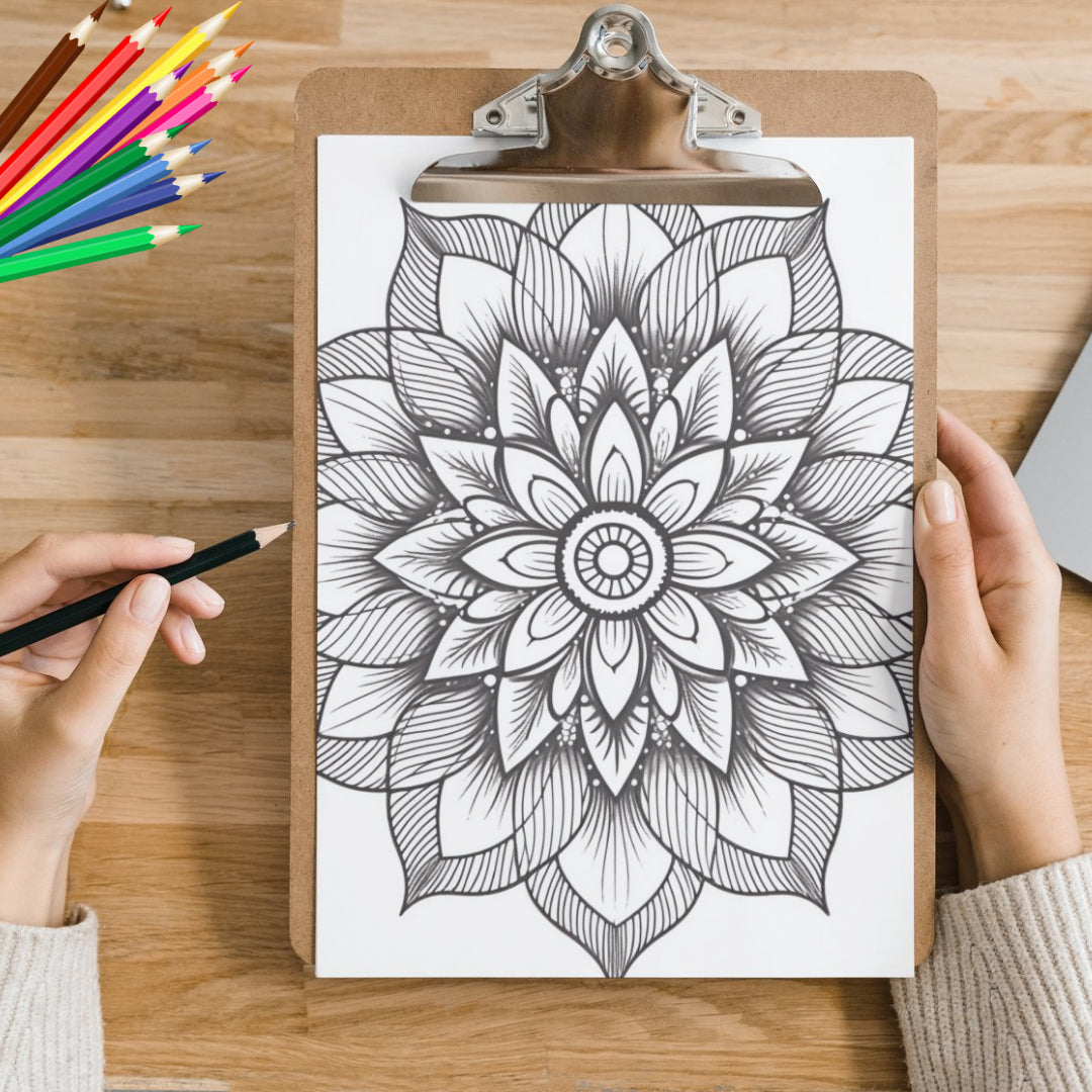 Mandela Coloring Page - Classic 97 - creazives