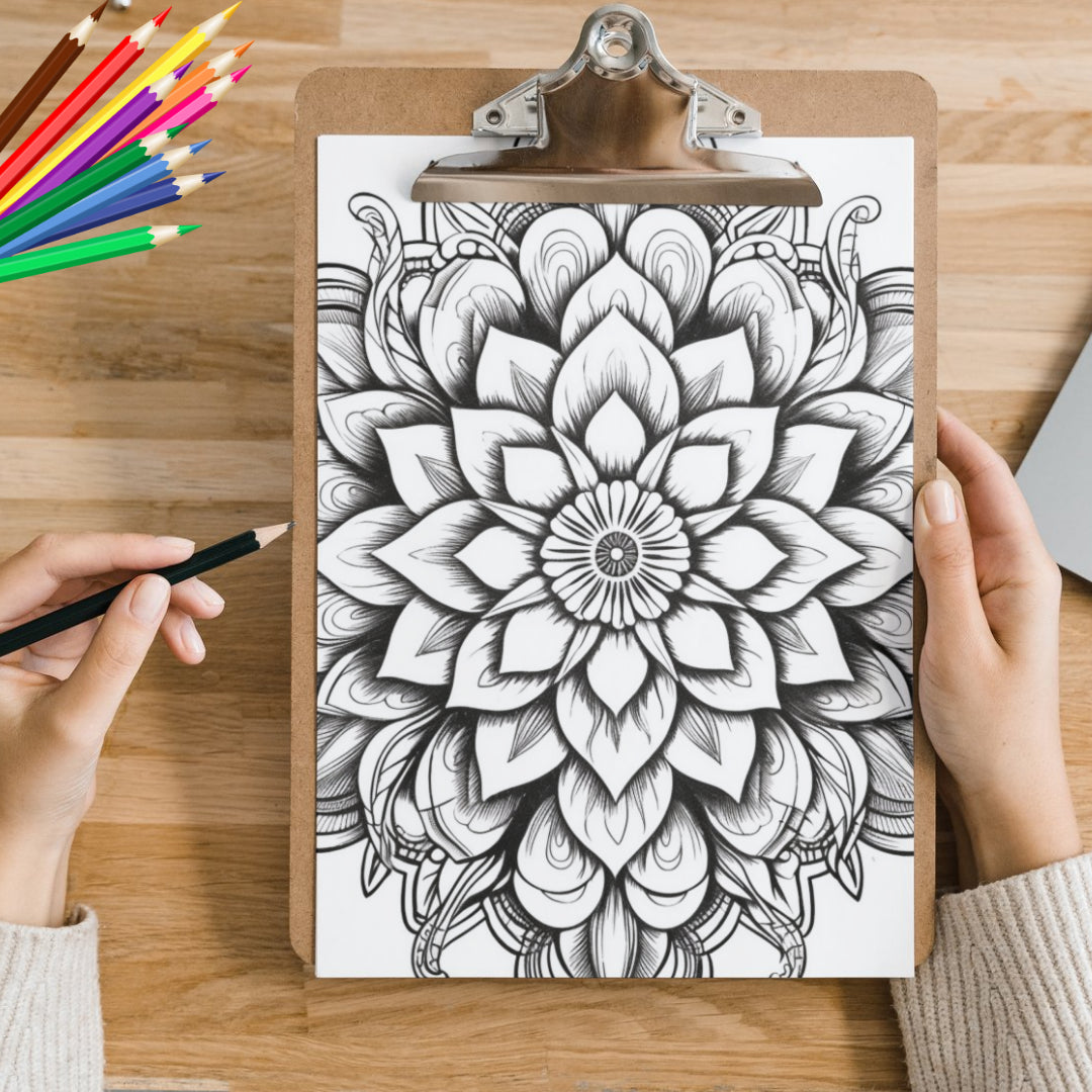 Mandela Coloring Page - Classic 98 - creazives