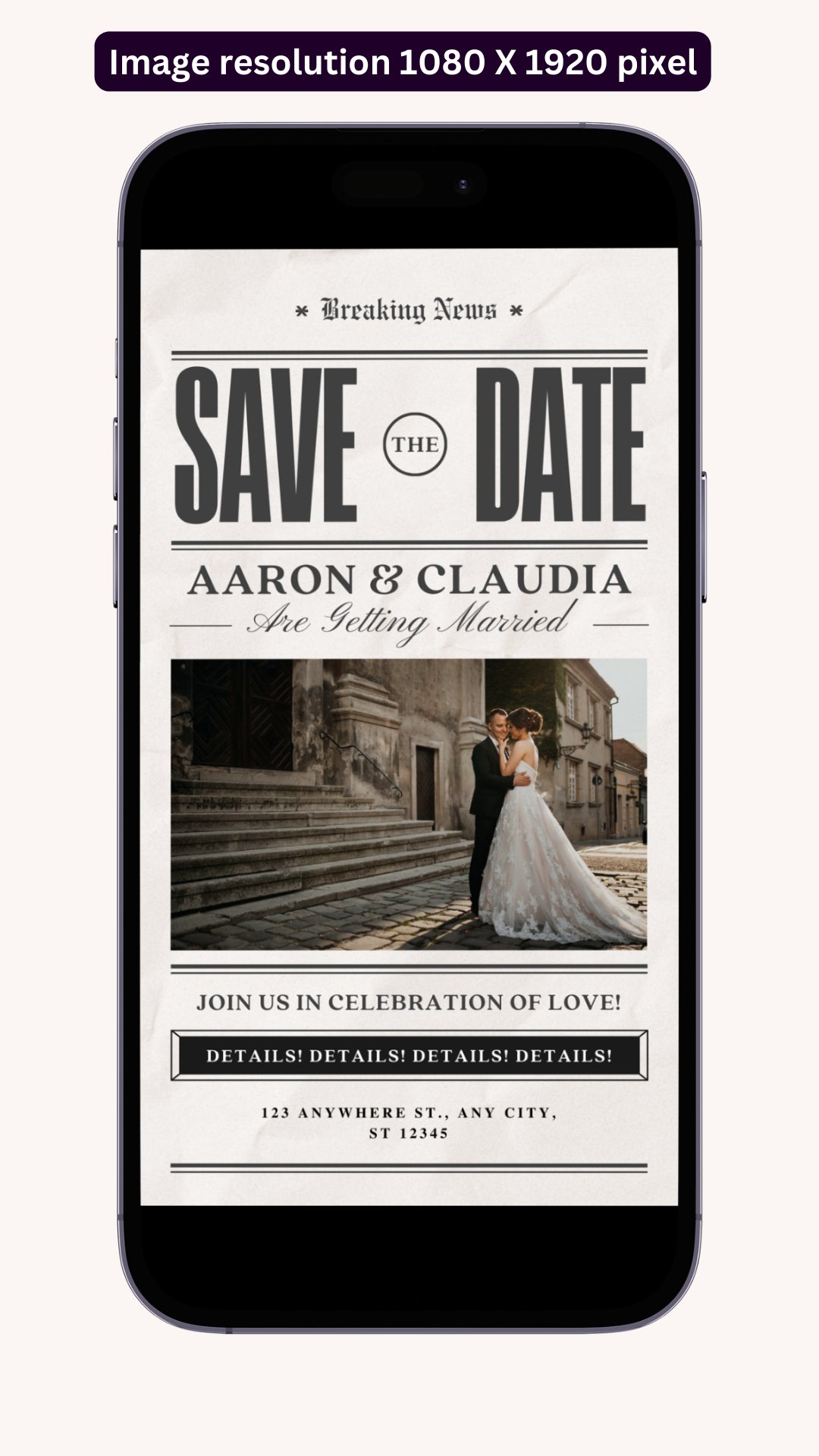 Save The Date Post - Image Personalized - creazives