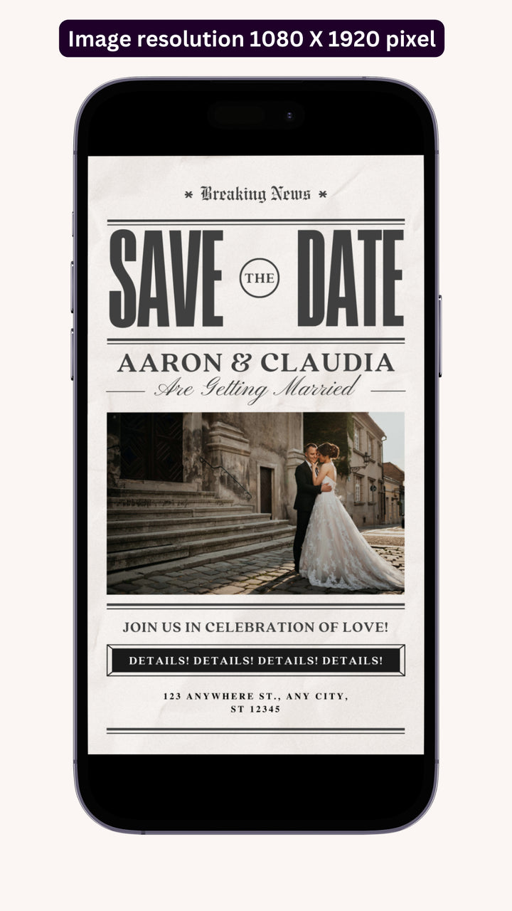 Save The Date Post - Image Personalized - creazives